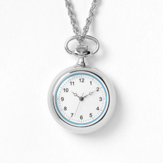 Montre Bracelet bleu surdimensionné