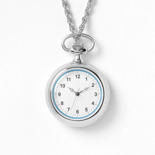 Montre Bracelet bleu surdimensionné (Recto)