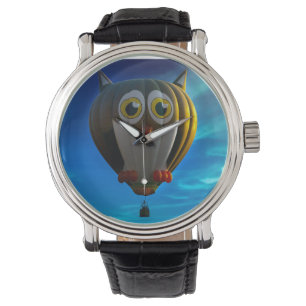 Montre-bracelet chaude de hibou de ballon à air