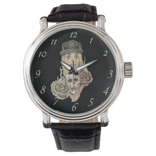 Montre-bracelet chicano d'art