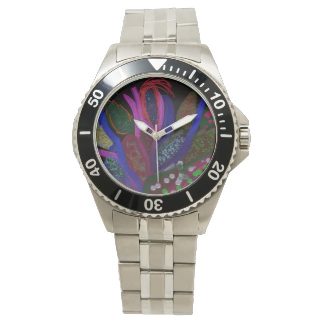 Montre Bracelet coloré sous-marin Sea Life (devant)