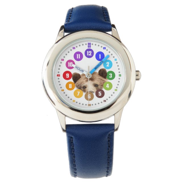 Montre-bracelet comme montre pour enfants - cadeau (devant)