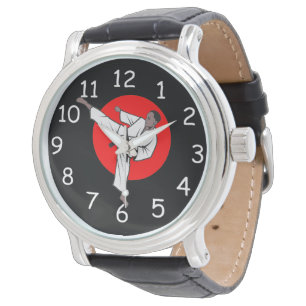 Montre-bracelet d'arts martiaux