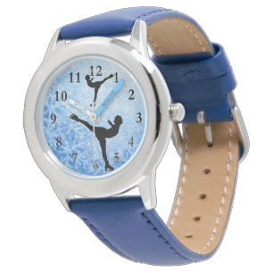 Montre-bracelet de patineur de glace