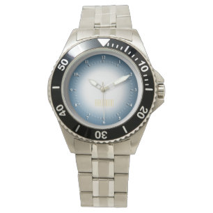 Montre bracelet en acier inoxydable pour hommes pe