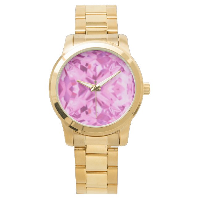 Montre Bracelet en or de glace rose (devant)