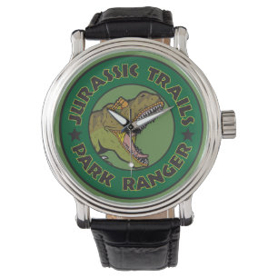 Montre-bracelet jurassique de garde forestier de