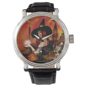 Montre-bracelet magique d'art de sorcière