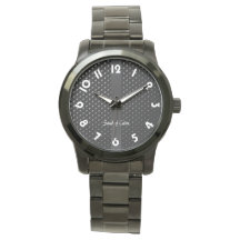 Montre bracelet "Noire Élégance"