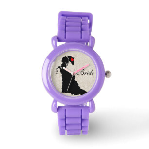 Montre Bride victorienne - Red Parties scintillant Watch