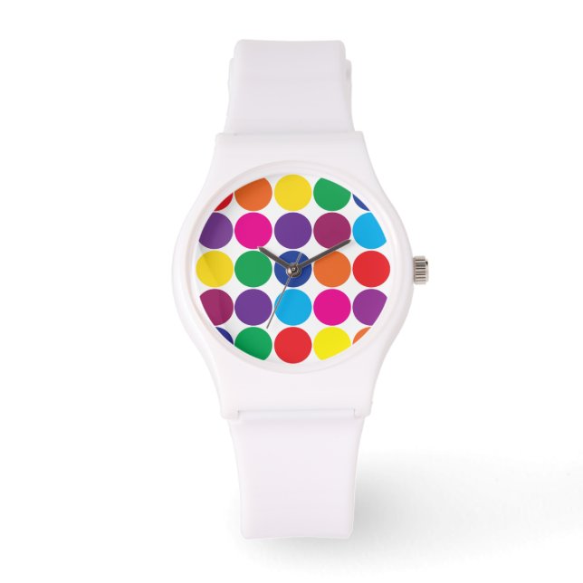 Montre Bright Bold Colorful Rainbow (Recto)