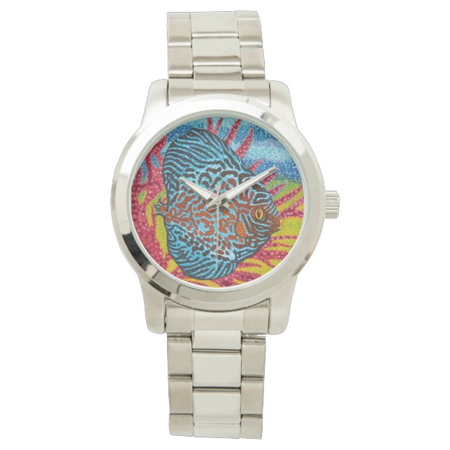 Montre Brillant poisson tropical II (devant)