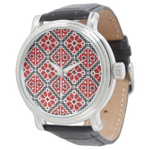 Montre Broderie Ethnique Slave, Traditionnel Balkanique