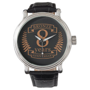 Montre Bronze huitième anniversaire mariage 8 ans