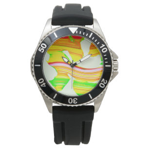 Montre Brosse arc-en-ciel