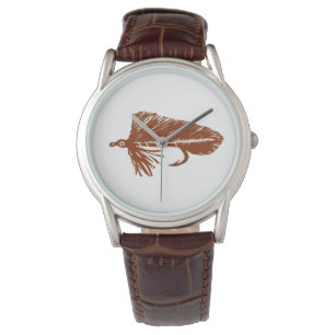 Montre Brown Matuka serpenteur pêche à la mouche liage ar