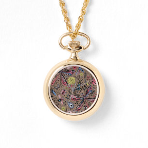 Montre Bugs de Doodle sur mocha brown