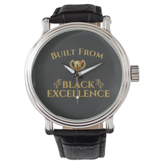 Montre Built From Black Excellence Legacy (devant)