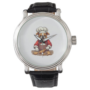 Montre Bulldog Gingpain Chef chien