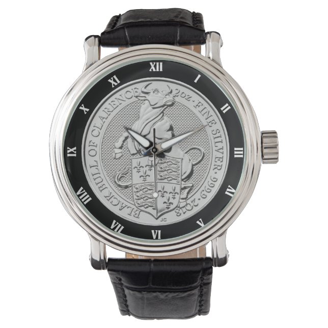 MONTRE BULLE NOIR DE LA PIÈCE DE CLARENCE (devant)