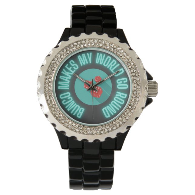 Montre Bunco fait mon monde aller tour Neon Watch (devant)