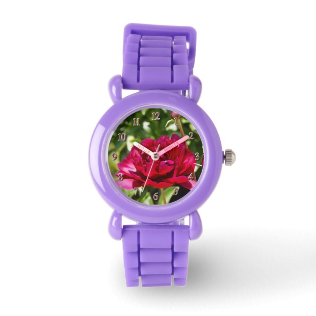 Montre Burgundy peony (Recto)