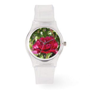 Montre Burgundy peony