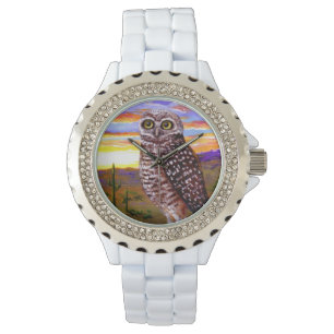 Montre Burrowing Desert Owl Créationarts