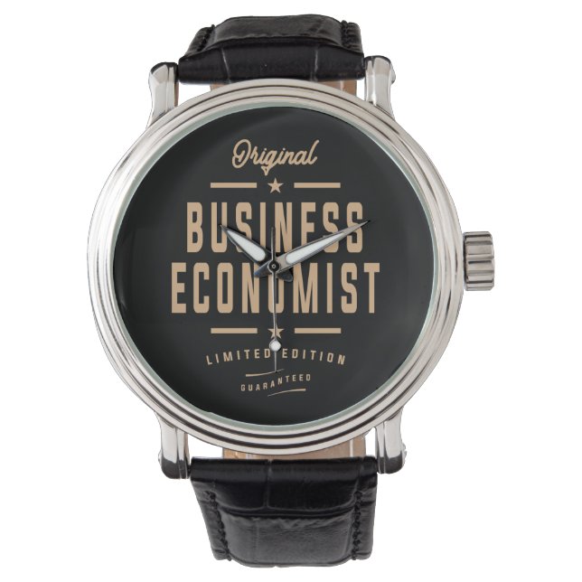 Montre Business Economist Funny Job Occupation Watch (devant)