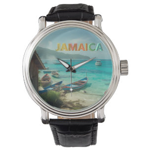 Montre cabane de pêche jamaïcaine