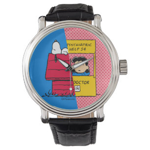 Montre cacahuètes   Snoopy & Lucy Half & Half