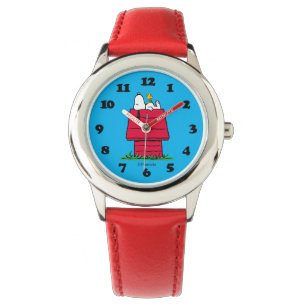 Montre cacahuètes   Snoopy & Woodstock Doghouse