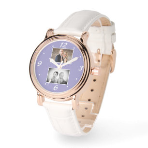 Montre Cadeau de famille moderne 2 Collage photo Femme