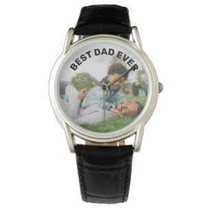 Montre Cadeau de Fête des pères personnalisé pour papa