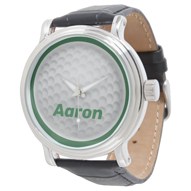 Montre Cadeau de golf pour hommes personnalisés (Incliné)