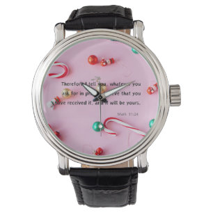 Montre Cadeau de mantra Noël et Nouvel An