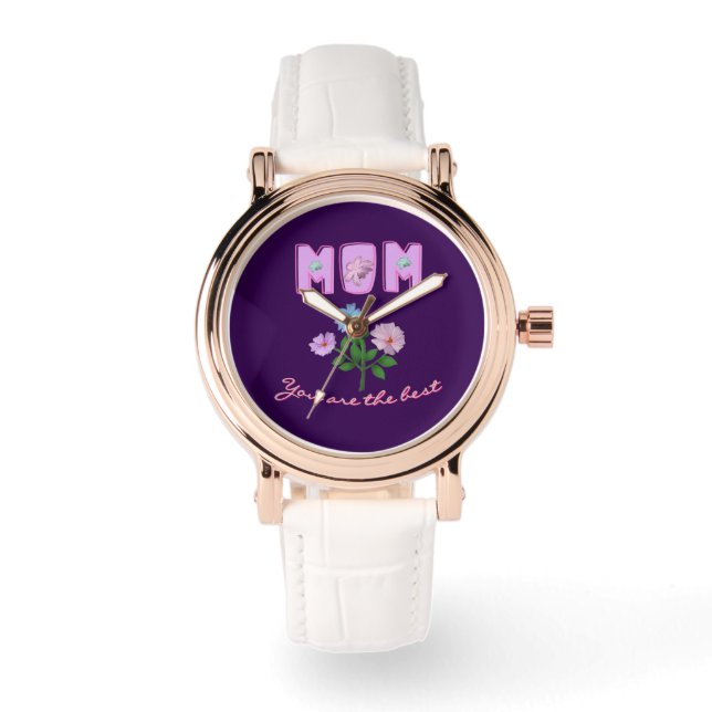 Montre Cadeau personnalisé de la fête des mères (Recto)