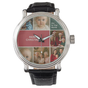 Montre cadeau personnalisé de Noël pour mari élégance fam