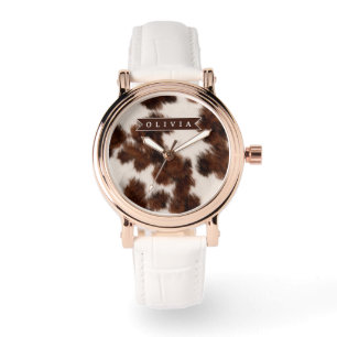 Montre Cadeau personnalisé de style western cowgirl avec
