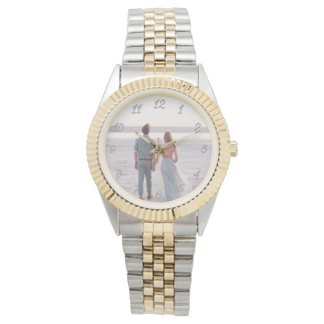 Montre Cadeau photo classique personnalisable (devant)