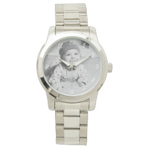 Montre Cadeau photo personnalisé classique