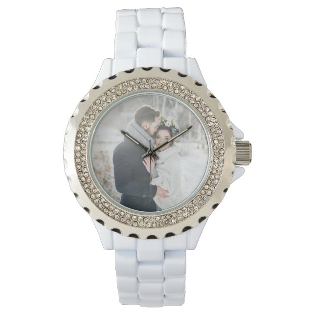 Montre Cadeau romantique | Votre photo personnelle (devant)