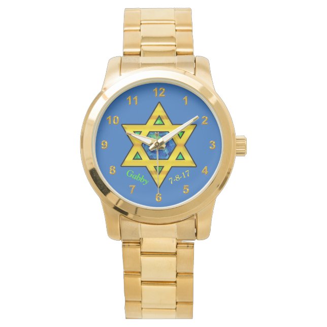 Montre Cadeaux Bat mitzvah personnalisés Idées, Regarder (devant)