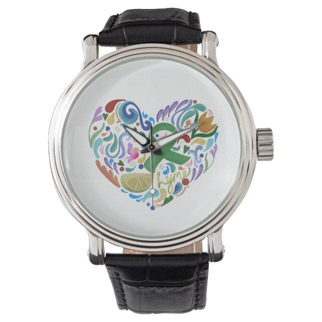 Montre Cadeaux de la maladie de Lyme et surveillance de l (devant)