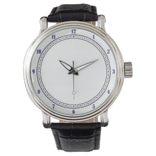 Montre cadran bleu