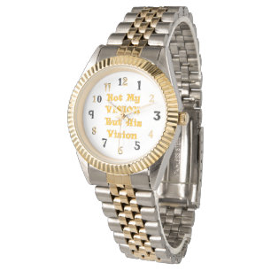 Montre Cadran cadran argent et or vision à deux tons