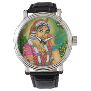 Montre Cadran mural de la déesse Radha