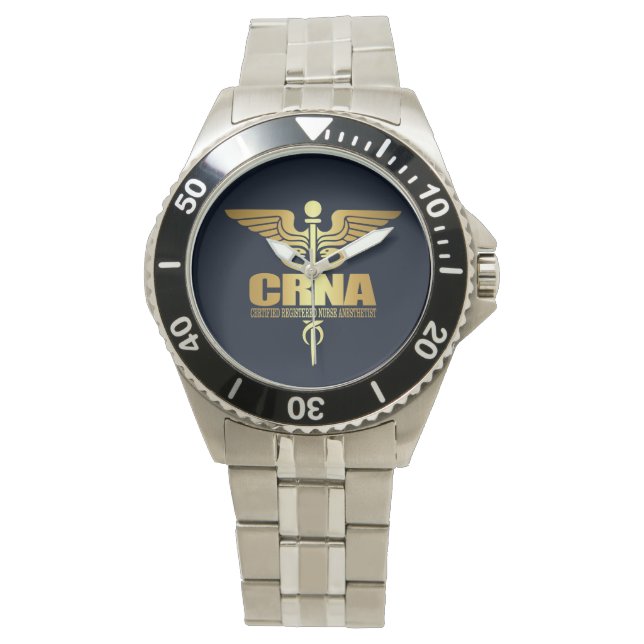 Montre Caducée d'or (CRNA) (devant)