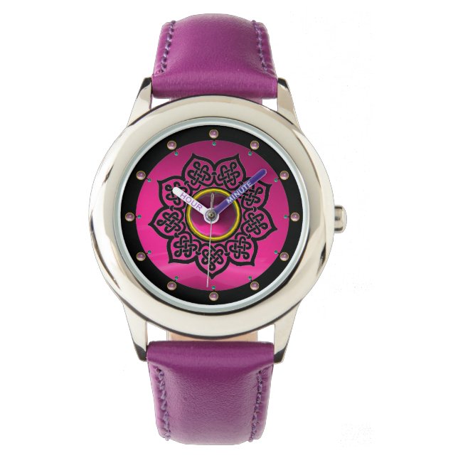MONTRE CAILLOT ROSE PURPLE AMÉTHYST (devant)