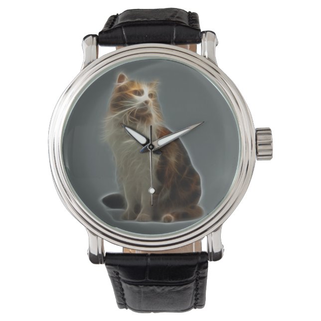 Montre Calico Cat Fractal (devant)